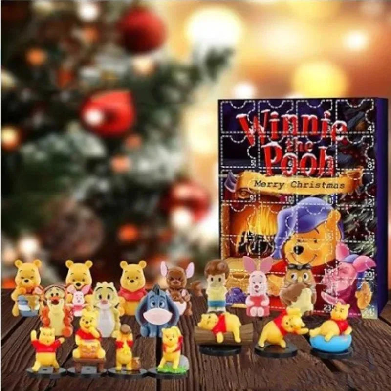 Tejesa Advent Calendar Cartoon Doll Christmas Decorative Gifts New Year 24 Days Countdown Surprise Blind Box