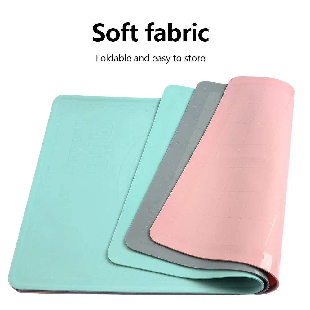 Tejesa Silicone Kneading Pad Non-Stick Surface Rolling Dough Mat with Scale /Kitchen Cooking Pastry Sheet