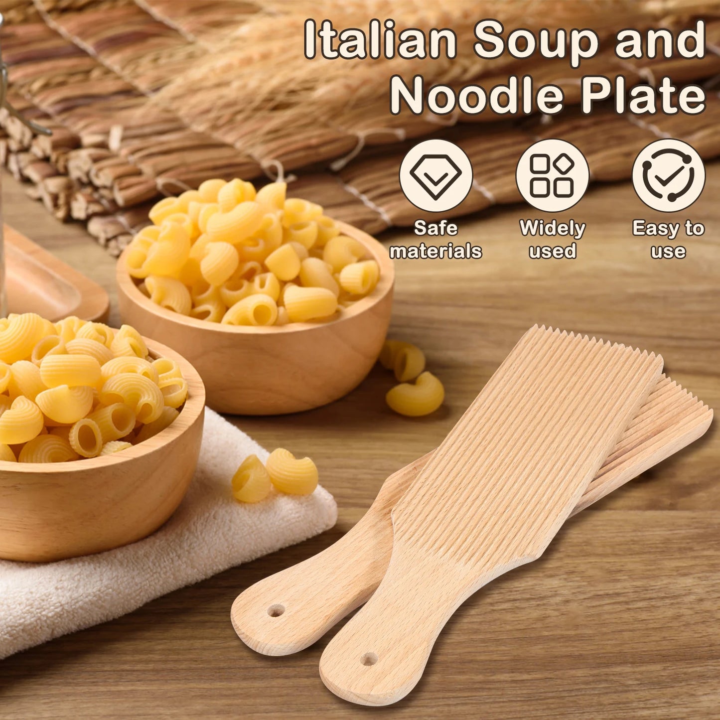 New Wooden Pasta Tools DIY Spaghetti Macaroni Maker Machine Macaroni Noodle Making Board Gnocchi Maker Cooking Kitchen Gadgets