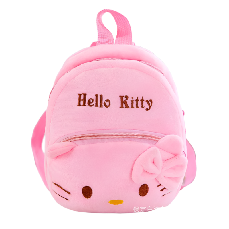 Hemasa  Hello Kitty Melody Children's Backpack Cartoon Cute Plush Doll Kindergarten Girls Large Capacity Lightweight School Bag