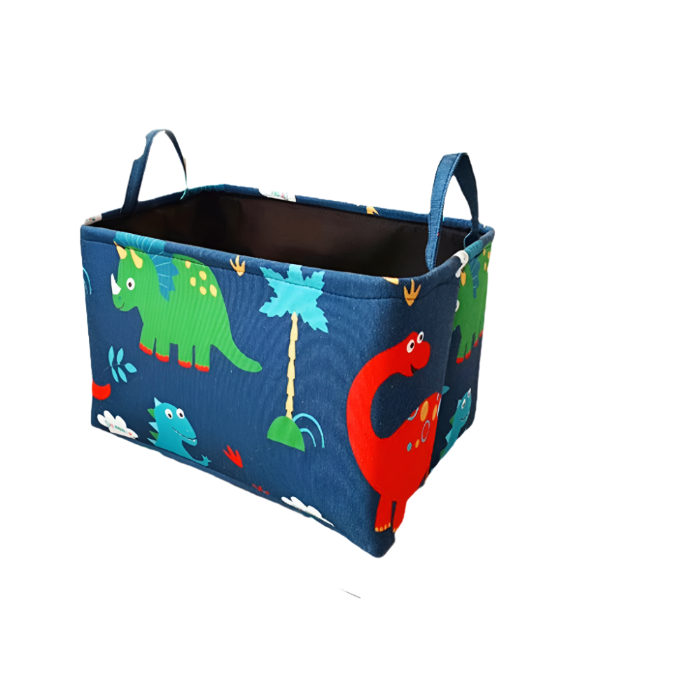 Hemasa Dinosaur Storage Basket Foldable Laundry Basket Toy Clothes Storage Hamper Organizer Storage Box for Bathroom Bedroom Nursery