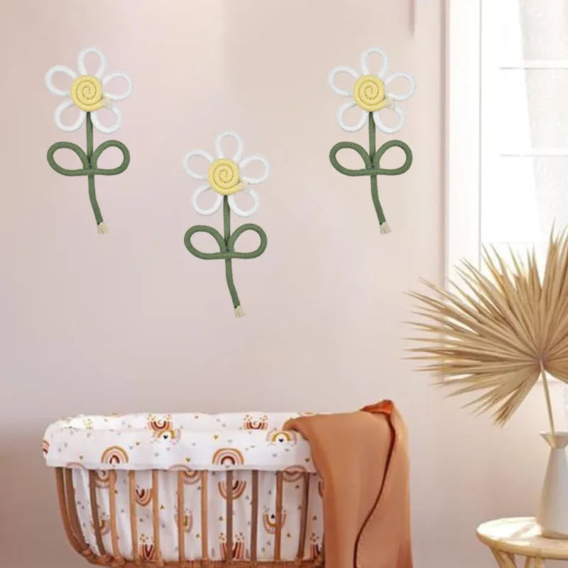 Hemasa Flower Wall  Decoration Hanging Pendant Handmade Floral Craft Nursery