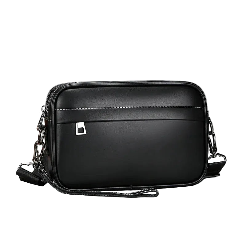 Tejesa H Soft PU Leather Men Shoulder Bag Male Day Clutch Phone Bag Shopping Bag