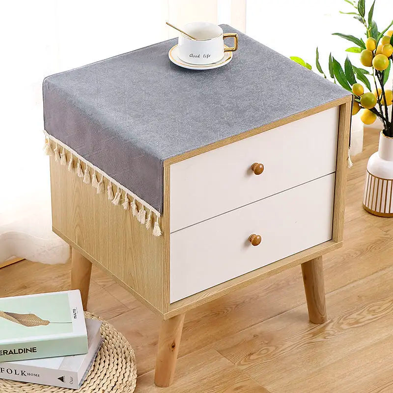 Bedside table cloth cover european-style universal bedstand set of multi-purpose towel cloth dust cover