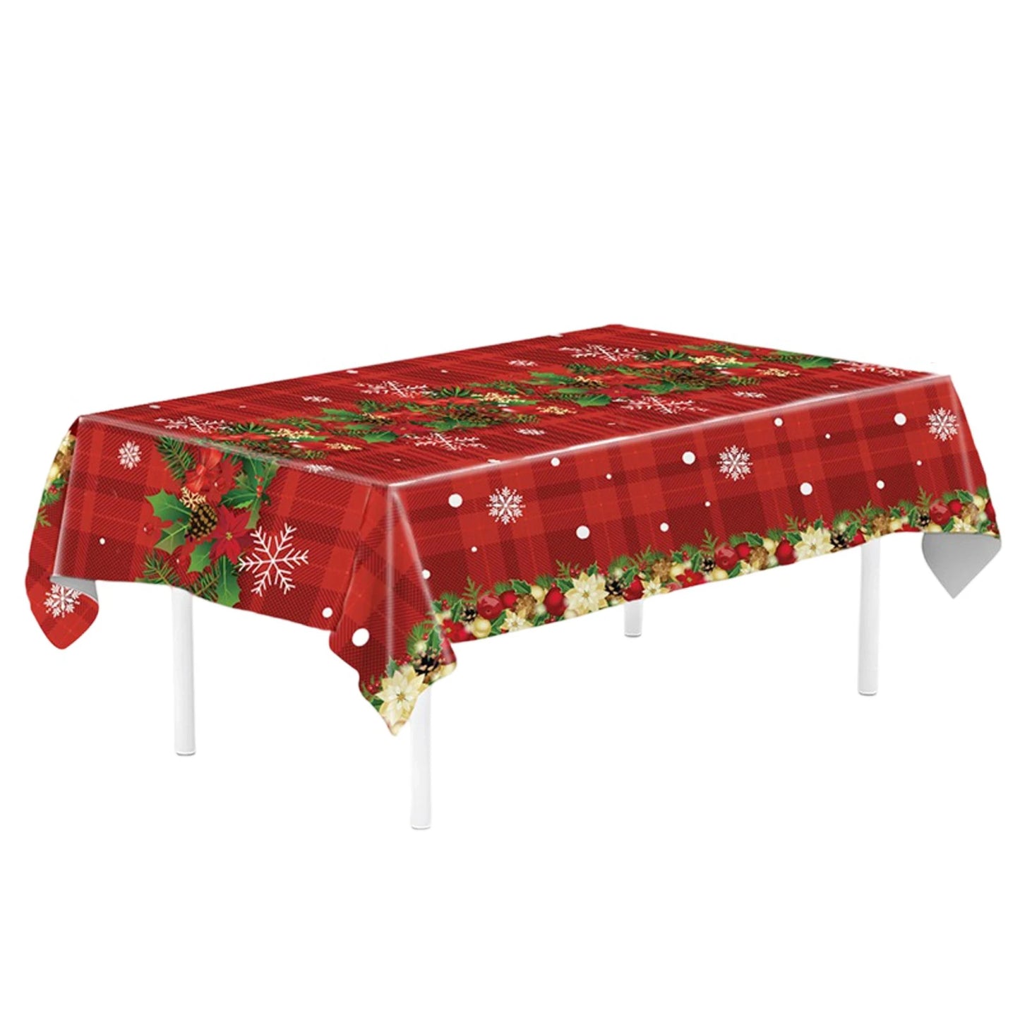 Tejesa Christmas Theme Party Tablecloth / Party Venue Layout Decorations Christmas Decoration Table Cloth
