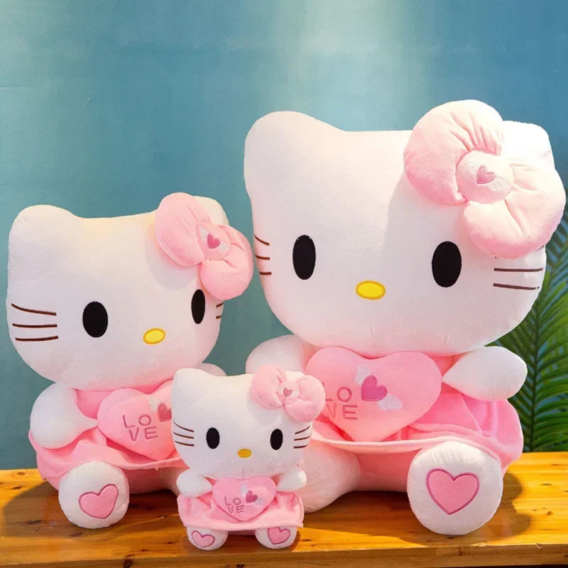 Hemasa 25-55cm Cute Hello Kitty Plush Stuffed Toys  / Doll Soft Stuffed Pillow Toy For Children Birthday Xmas Gifts