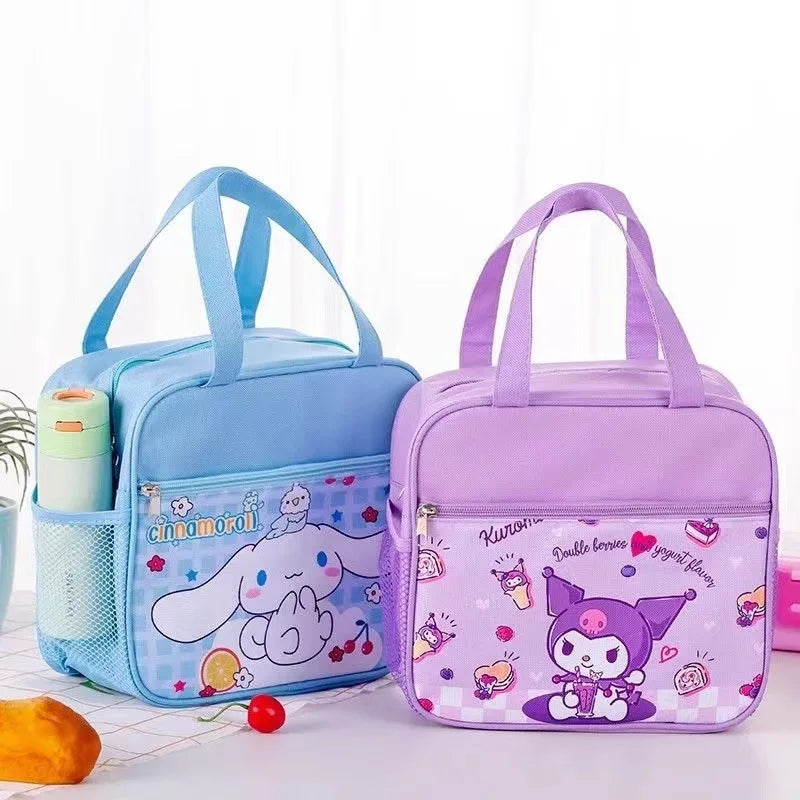 Hemasa Insulated Bag for Kids Cute Cartoon My Melody Kuromi Lunch Box Bag