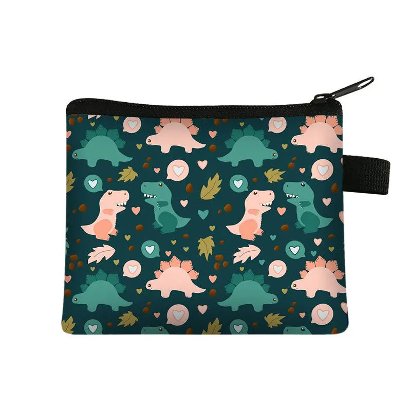Tejesa Animal Theme Coin Purse /Children's Mini Zero Wallet Zipper Storage Pocket Bag Card Holder Kids Gift