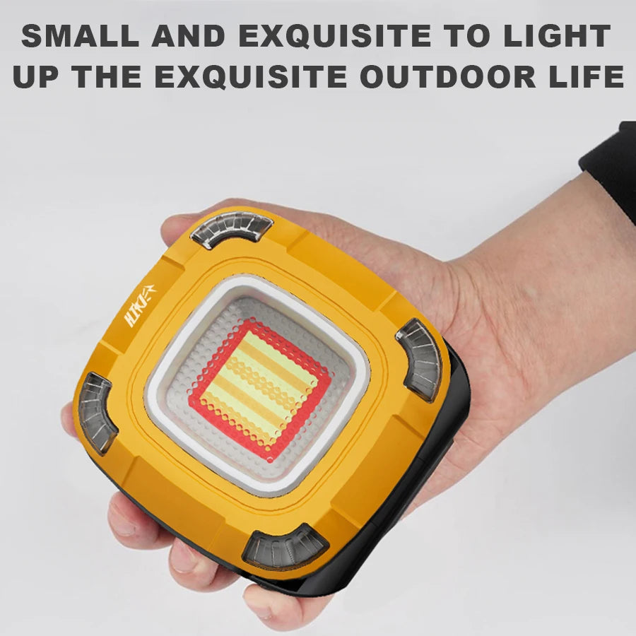 Strong LED Camping Lantern Rechargeable Outdoor Work Maintenance Lighting Portable Multifunctional Strong Magnetic Power Bank
