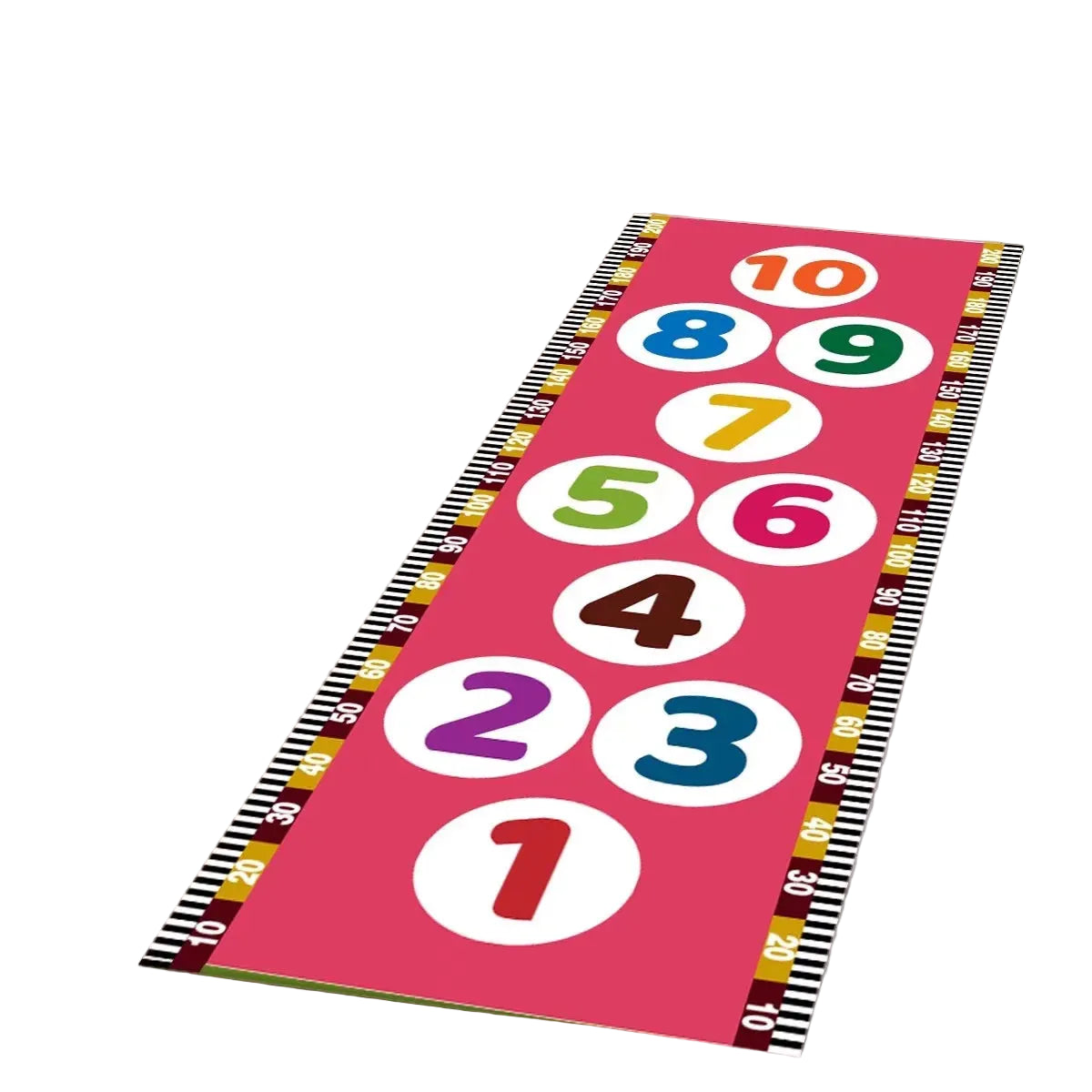 Tejesa Children's Room Kindergarten Cartoon Game Jumping House Grid Carpet Bedroom Bedside Carpet Girls' Puzzle Anti slip Floor Mat
