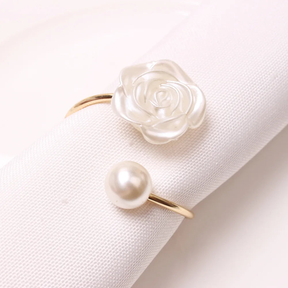 Hemasa 12Pcs   European Style Napkin Rings