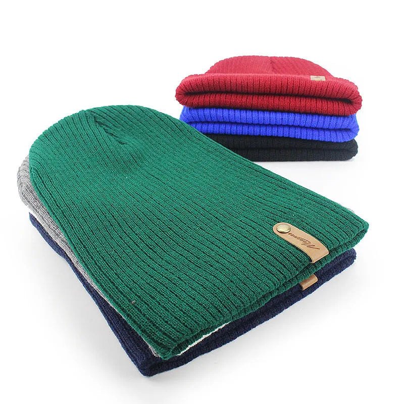 Tejesa Unisex Pull On Knit Skull Cap Winter Warm Beanie For Men Women/ Fashion Knit Hat For Men And Women