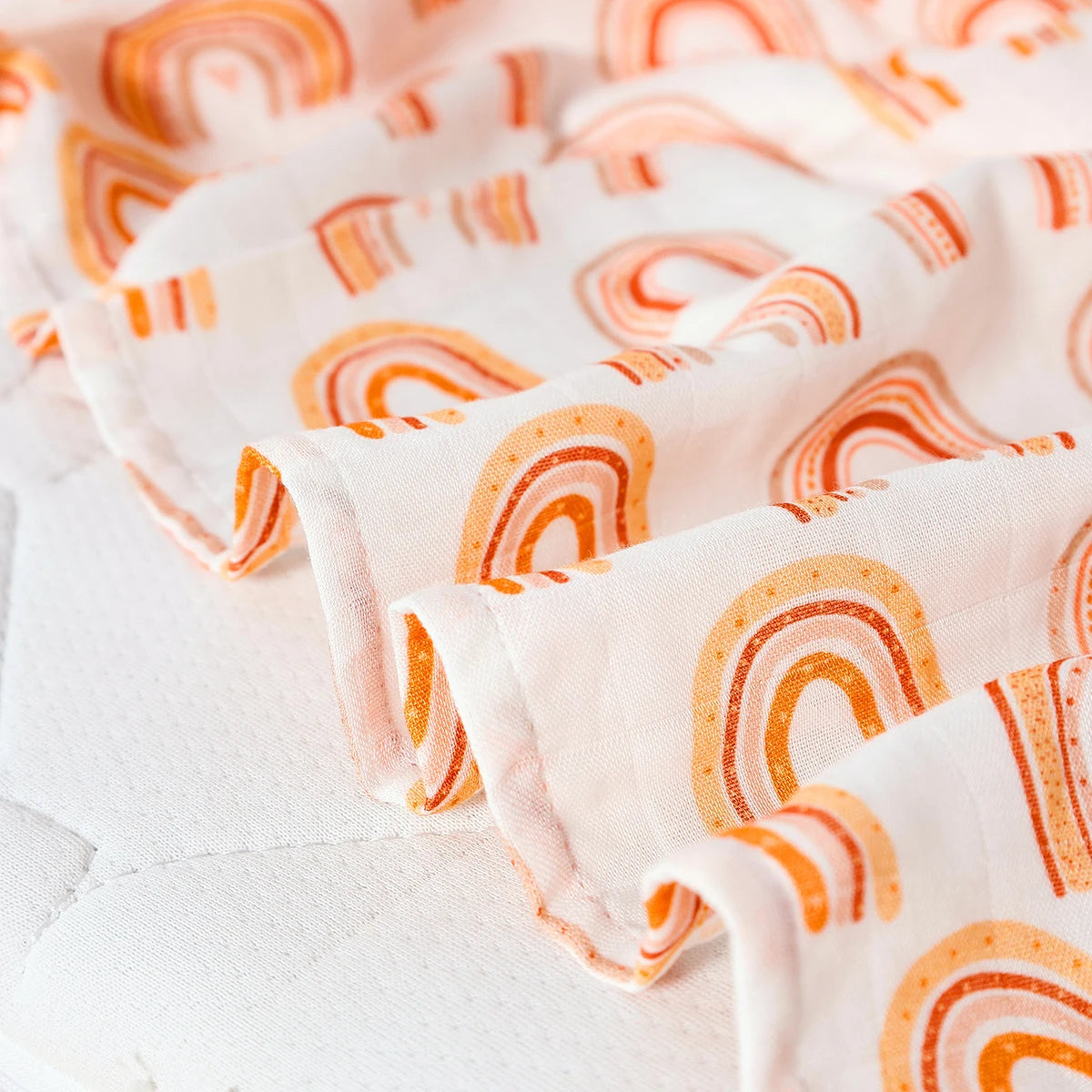 Tejesa Bamboo Cotton Baby Muslin Swaddle Blanket /brethable Newborn Wrap/ 120x110cm
