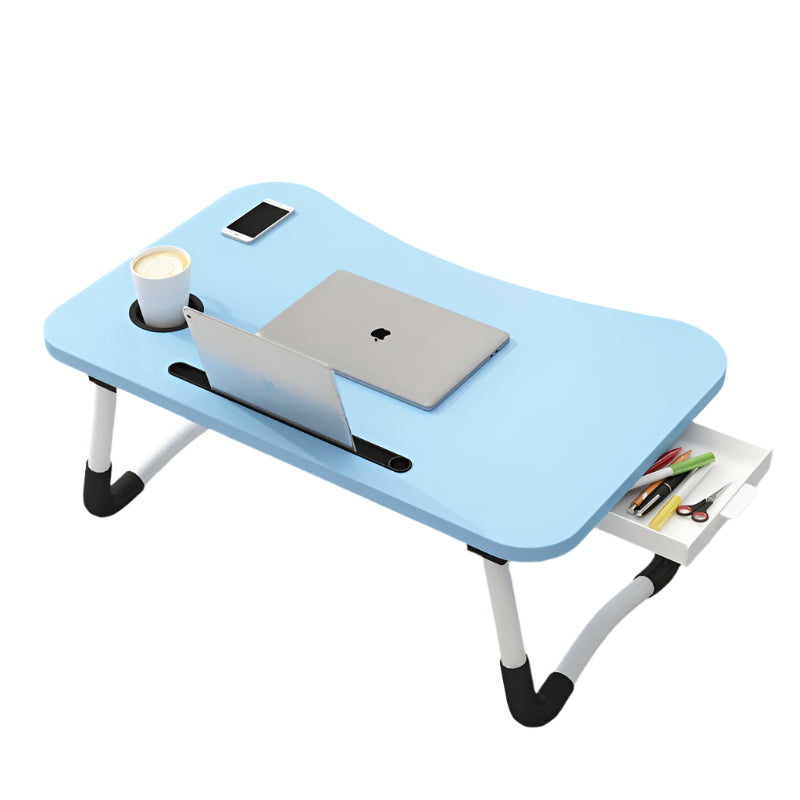 New Folding Laptop Desk for Bed & Sofa Laptop Portable Lap Desk Bed Tray Table Desk  for Study and Reading Bed Top Tray Table