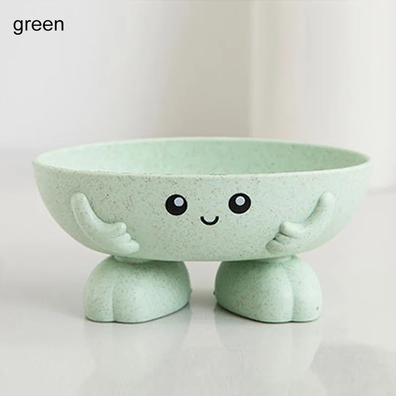 Hemasa  Non-slip Soap box  Cartoon Shape Storage Box Bathroom Accessories