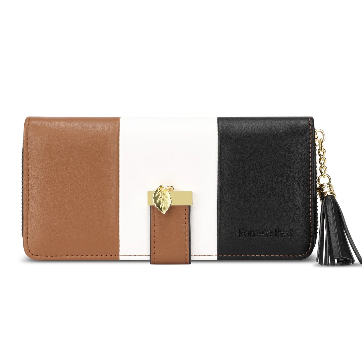 Tejesa  Womens Wallet RFID Blocking  Multi Credit Card Large Capacity Zip Around Clutch Travel Purse Wristlet