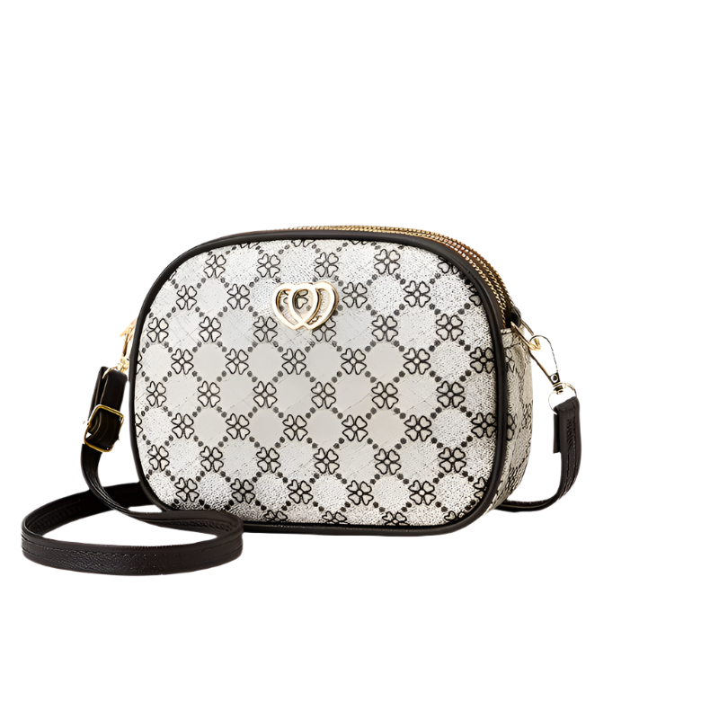 Hemasa 3 Zipper Women Crossbody Shoulder    Large Capacity Female Bag  Heart-shaped handBag
