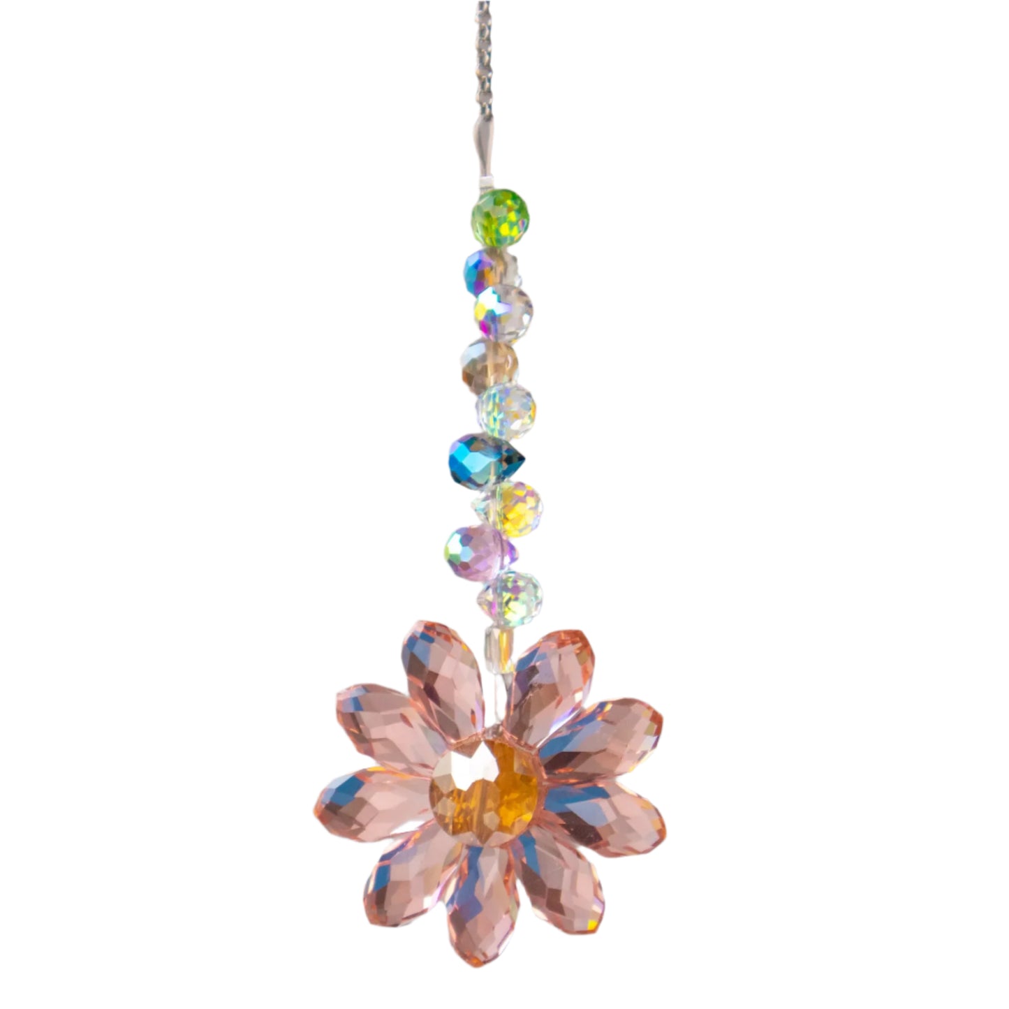 Hemasa Daisy  Crystal Sun Catcher  Window Decors Rainbow Maker Indoor Suncatcher Courtyard Garden Decoration