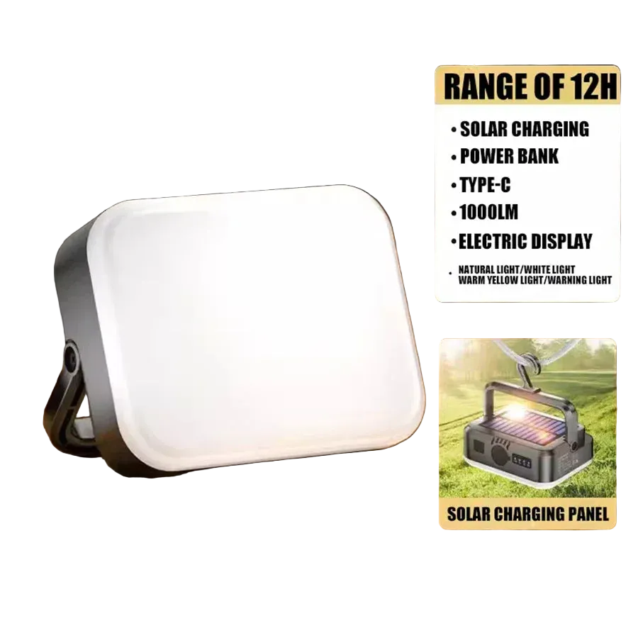 Strong LED Camping Lantern Rechargeable Outdoor Work Maintenance Lighting Portable Multifunctional Strong Magnetic Power Bank