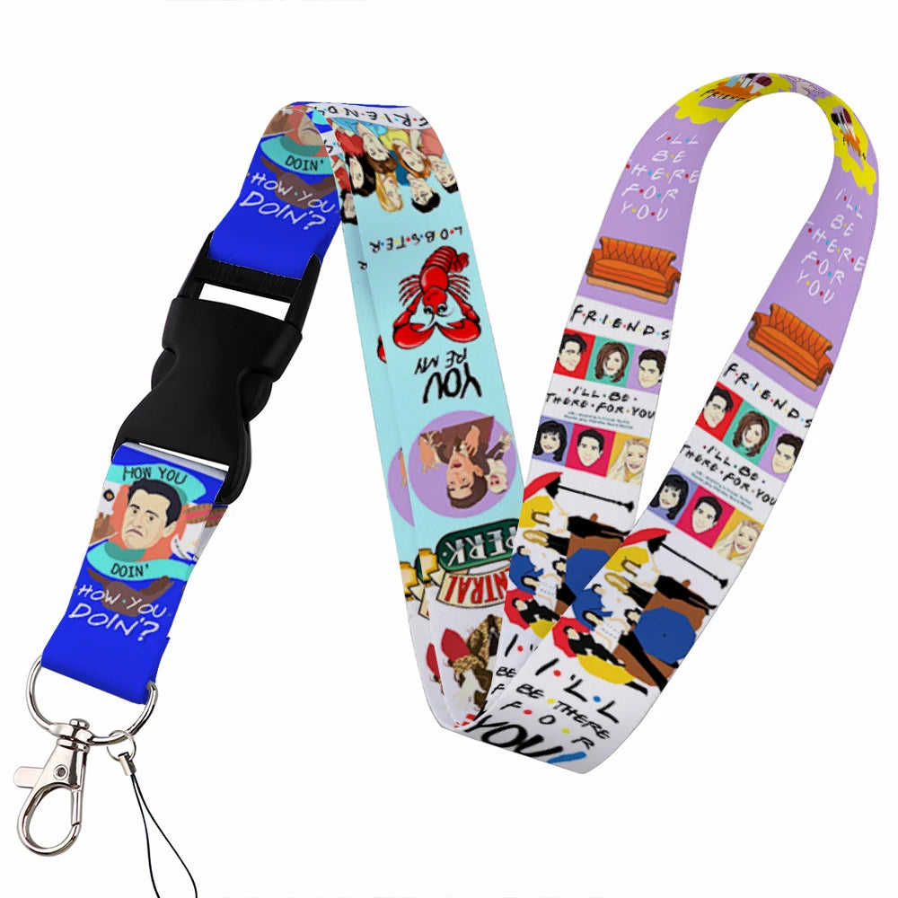 Tejesa  Lanyard Keys Chain Badge Holder ID Credit Card Pass Hang Rope Lariat Mobile Phone Charm Accessories Gifts