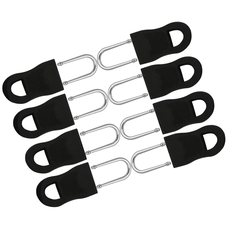 Zipper Slider Replacement Zipper Puller Tag Fixer Repair Kit Zipper for Sewing Clothes Travel Bag Suitcase Clothes Tent Backpack