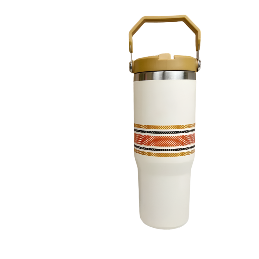 Hemasa   Tumbler With Straw Lids Stainless Steel Coffee Cup Car Mugs Vacuum Cup