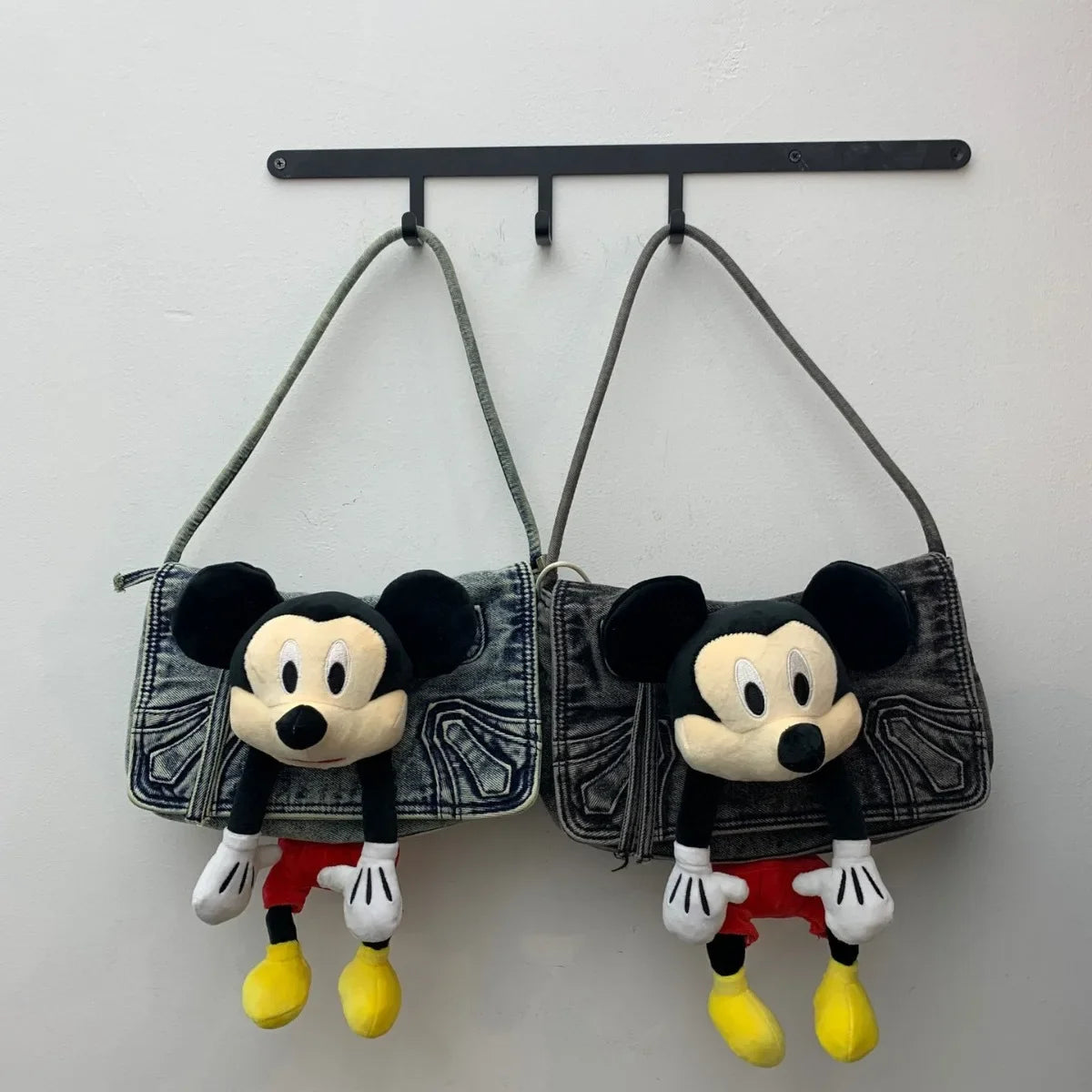 Disney Purses and Handbags Mickey Dolls Shoulder Bag High-capacity Crossbody Bags for Women Cute Cases Korean Fashionable Pouch