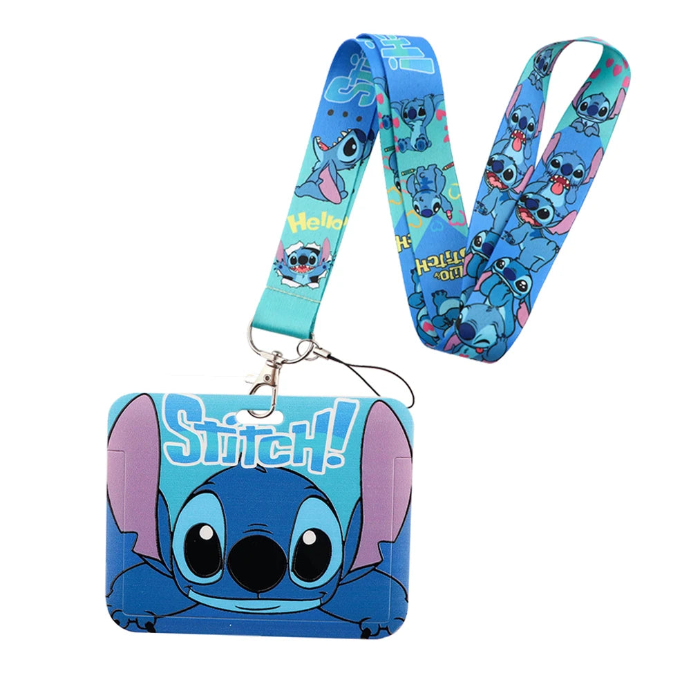 Hemasa Credential Holder Cartoon Lanyards for Key Neck Strap for Card Badge Gym Keychain Keyring Accessories Gifts