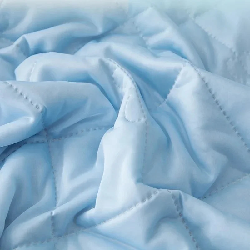 Cooling Blankets Smooth Air Condition Comforter Lightweight Summer Quilt with Double Side Cold & Cooling Fabric