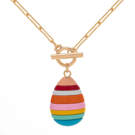 Tejesa Colorful Water Drop  Multiple Layer Enamel Necklace For Women