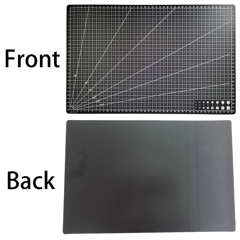 Tejesa A3 Self-Healing Cutting Mat Multipurpose Craft Mat For DIY/Home/School/Quilting Non-Slip Gridded Work Surface Desktop Protector