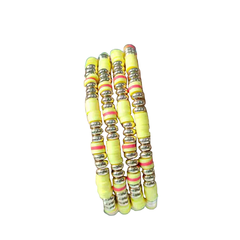 Tejesa Seed Beads Colorful 6mm Beaded  Bracelets Sets for girls/Women