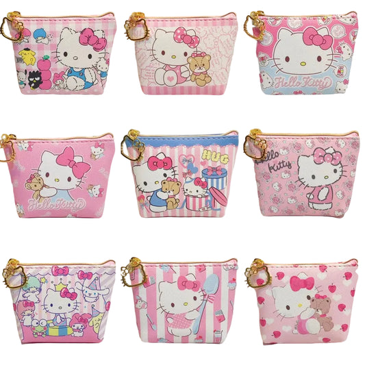Tejesa Random  Hello Kitty Small Wallet/ Girl Wallet Kawaii Purses Cute Kid Birthday Gift