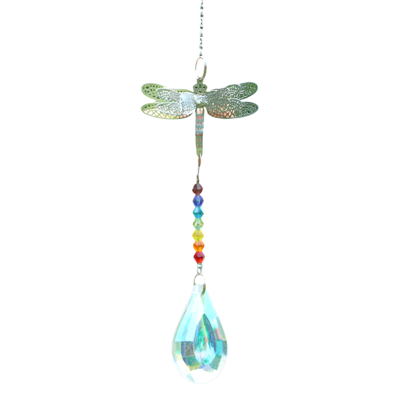 Hemasa 1PCS AB Crystal Suncatchers/Dragonfly Pendant/Window Decor Christmas Birthday Gifts