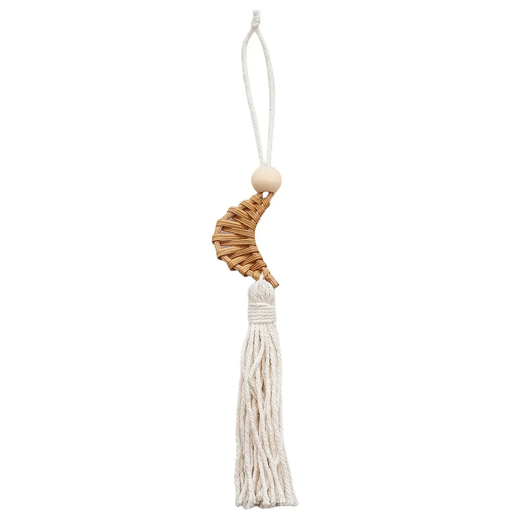 1Pc Boho Decor Macrame Holiday Wall Pendant Handmade Wall Art Retro Grass Vine Weaving Cotton Hanging Ornament Tree Gifts