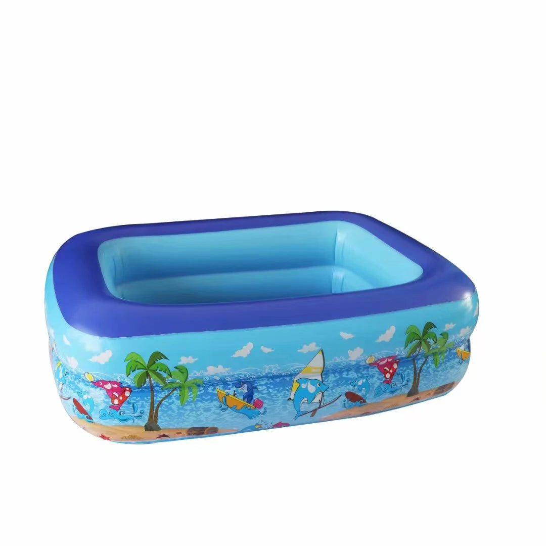 Hemasa Mini Baby Inflatable Swimming Pool / Children's Rectangle Fold Pool