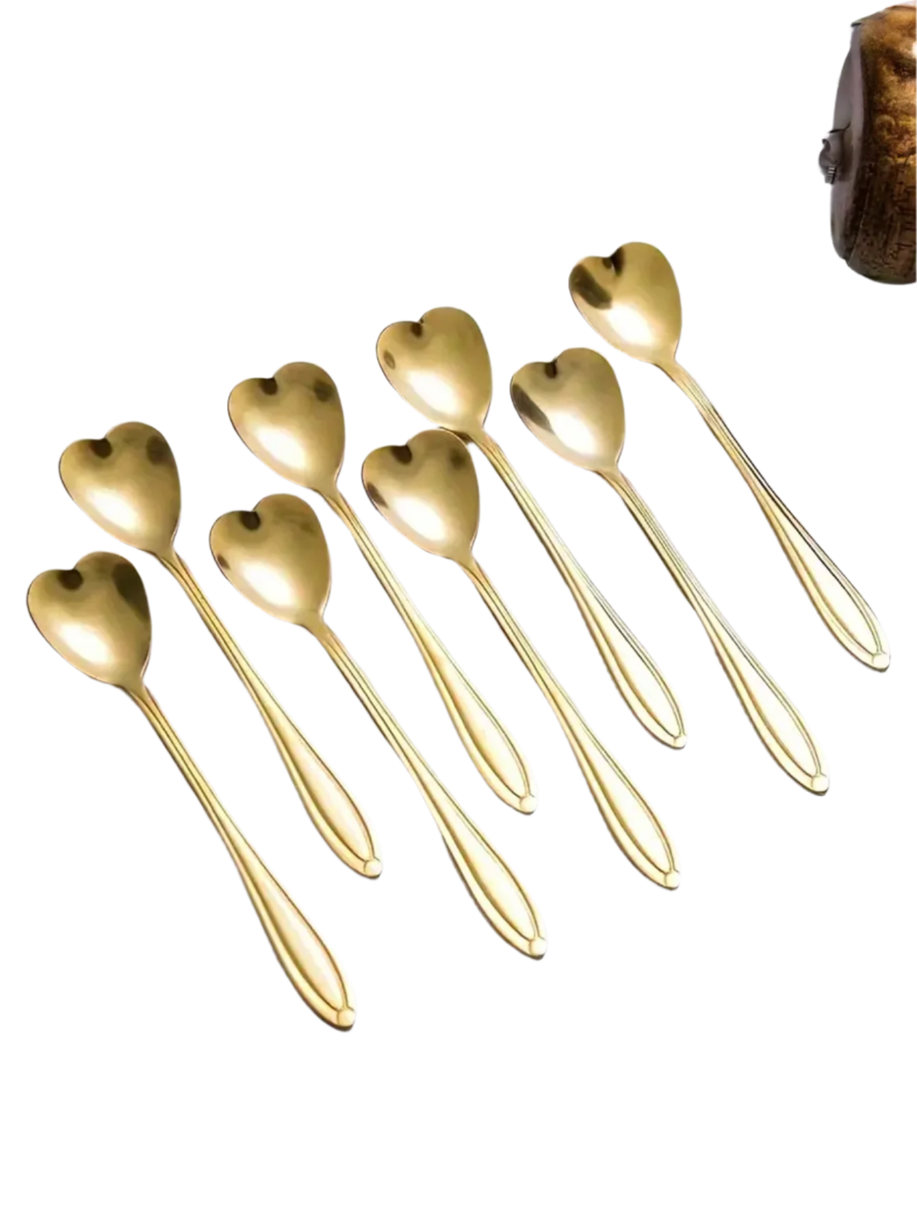 Hemasa 12  Pcs Coffee spoon / dessert spoon/ delicate cup, small spoon, seasoning, milk stirring stick, stainless steel mixing spoon