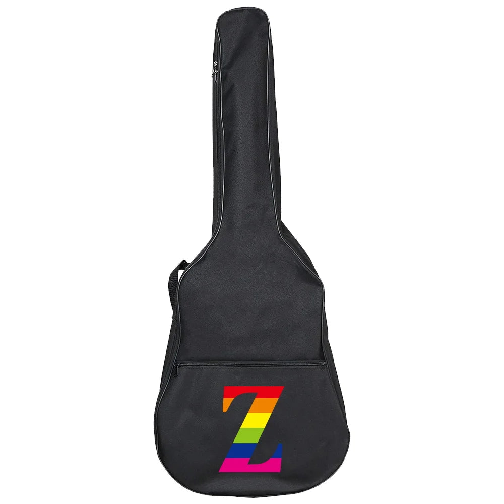 Tejesa Guitar Bag 31-41 Inch Guitar Case Printing Rainbow Series / Guitar Cover /Waterproof Backpack Oxford Fabric