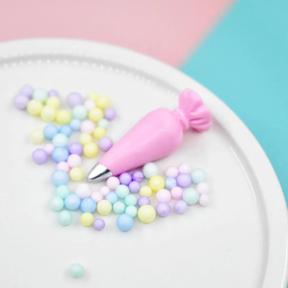 10pcs Macaroon Resin Decorating Bag Decoration 3d Miniature Dollhouse Scrapbooking Accessories Embellishments Kawaii Craft DIY