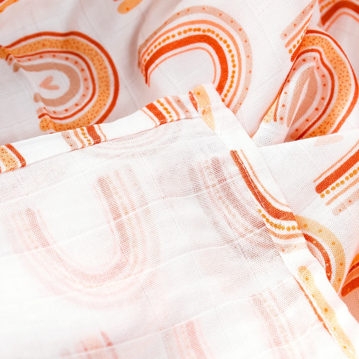 Tejesa Bamboo Cotton Baby Muslin Swaddle Blanket /brethable Newborn Wrap/ 120x110cm