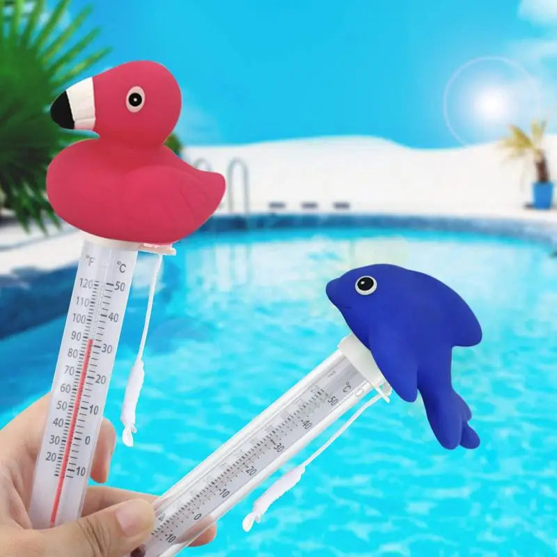Hemasa Swimming Pool Thermometer/ Shark Duck Turtle Pool Thermometer For Hot Tub  Baby Bath Thermometer