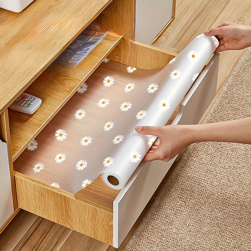 Tejesa 3.0 meter High-Quality Non-Slip Mat, Suitable for Kitchen Cabinets,Modern Pattern Waterproof EVA Divider,Cuttable Durable