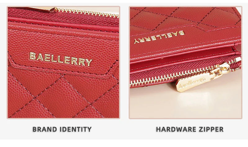Hemasa  Short Wallet   Cross border Quilted Multi Card Zipper Zero Wallet Fashion Wallet Girl purse