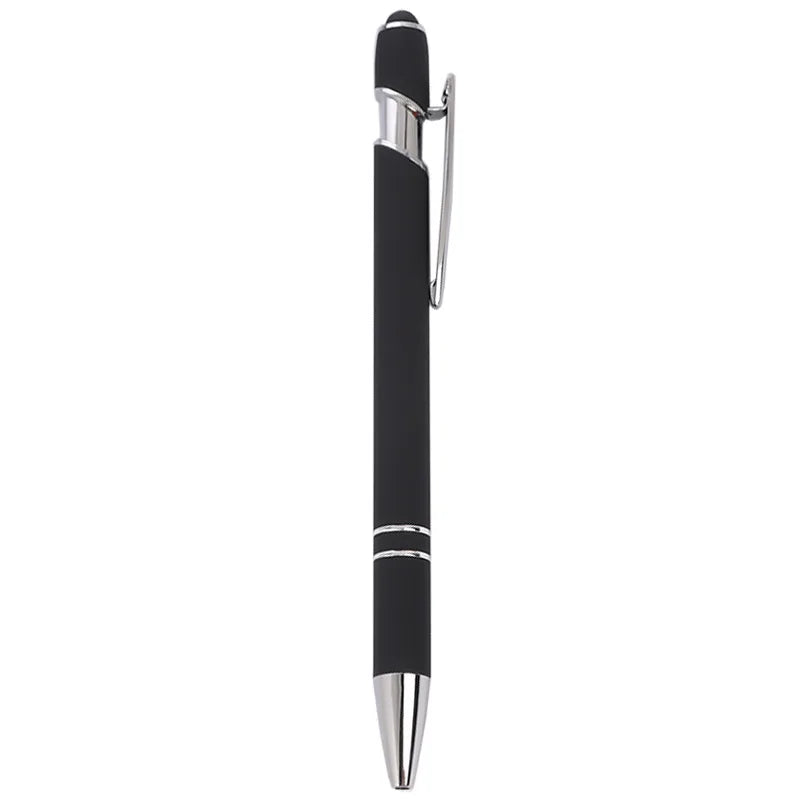 Push Action Meiji Pen Aluminum Rod Pen Spray Adhesive Ballpoint Pen Writing Special Touch Screen Stylus Capacitive Pen