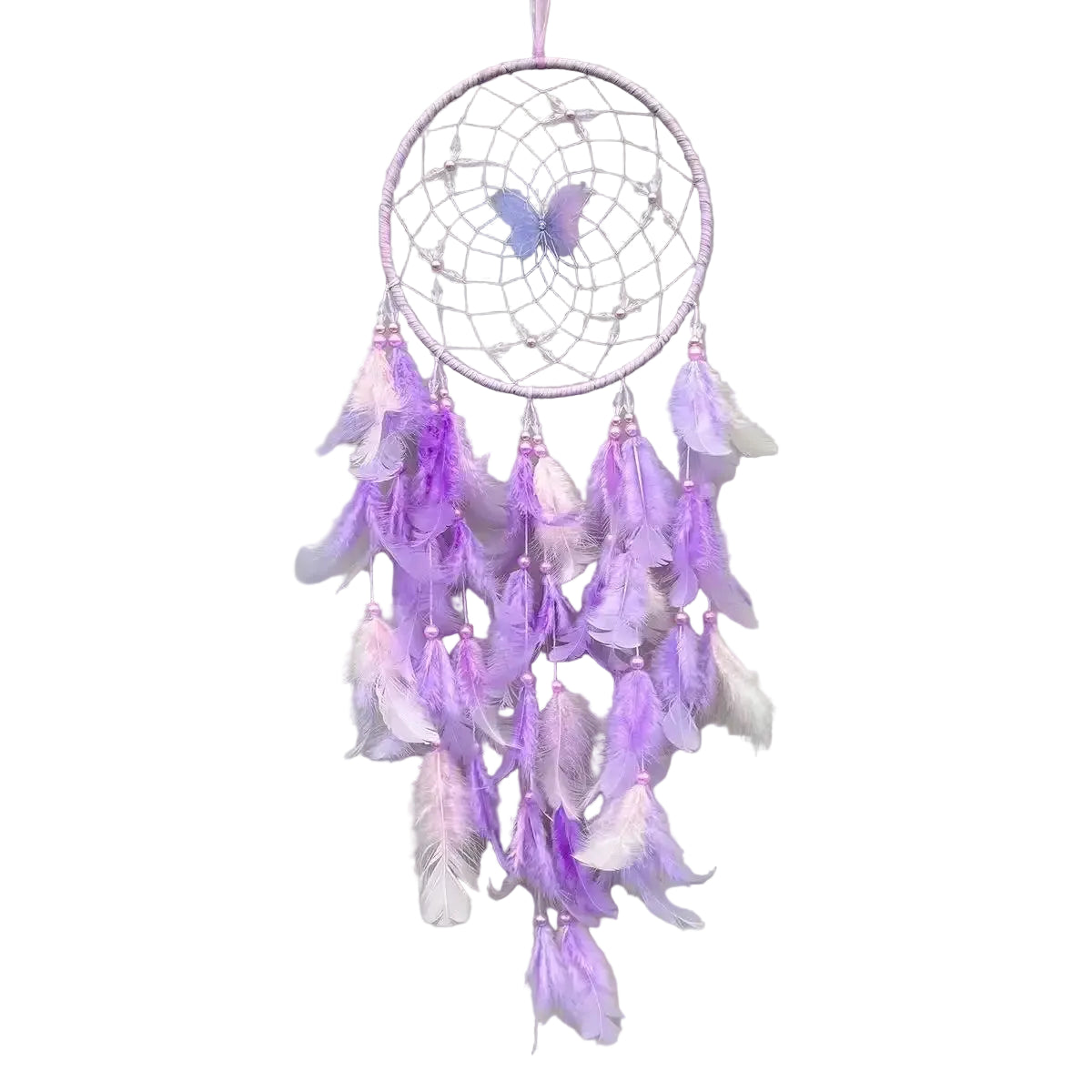 Tejesa Butterfly Feathers Dream Catcher /Wall Hangings Bedroom Decorations Handmade Ornnaments For Girls