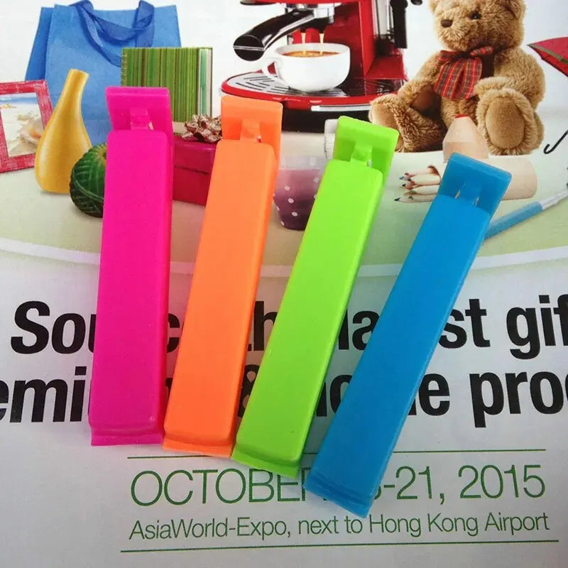 Hemasa (50pcs)Creative Food Preservation Bag Clip, Moisture-proof Sealing Clip, Plastic Sealing Clips