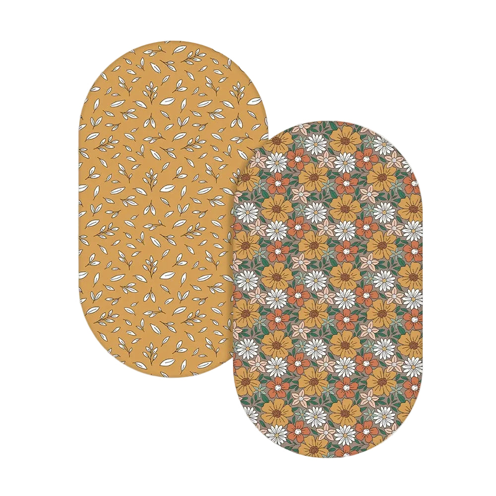 Tejesa 2pcs Set New Design 100% Polyester Cotton Baby Bed Sheet Newborn Crib Bedsheet Size 66x41cm