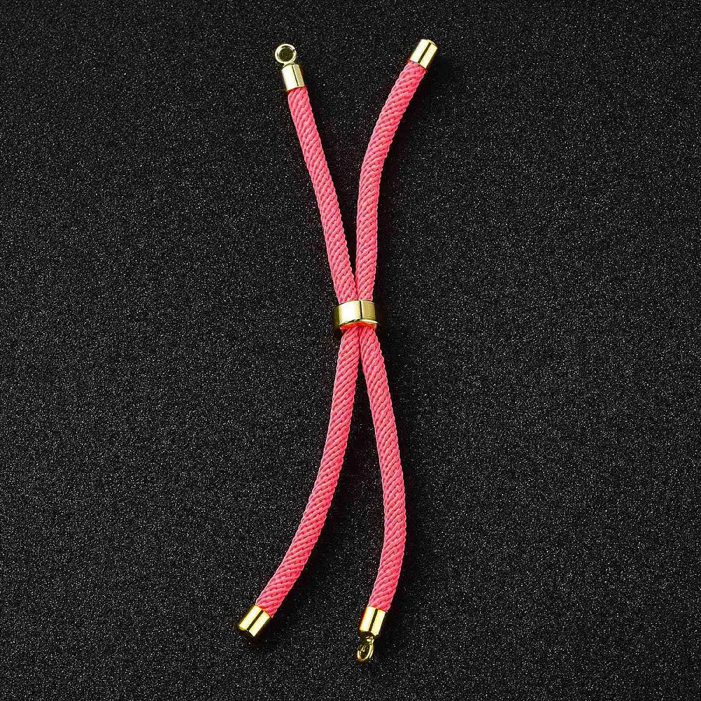 Tejesa 10Pcs Nylon Twisted Cord Bracelet /Adjustable Bracelets for women/Girls