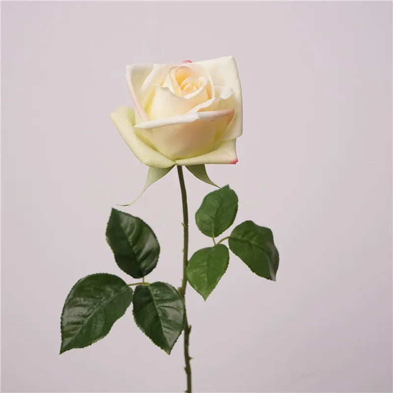 10Pcs Artificial Moisturizing Rose Real Touch Flowers Wedding Bridal Bouquet Fake Roses Home Living Room Decoration Party Floral