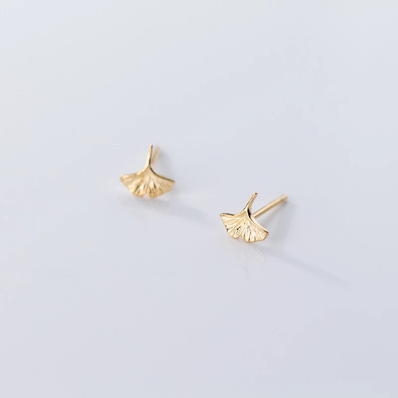Modian Genuine 925 Sterling Silver Plant Flower Tiny Stud Earrings For Women Vintage Cute Sterling Silver Fashion Fine Jewelry